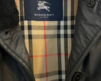 Burberry Coat with Detachable Fur Collar