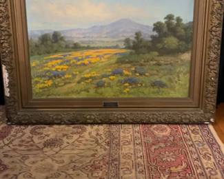 William Franklin Jackson Oil Painting "California Poppies"