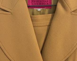 Christian Lacroix Blazer with Skirt Suit Set