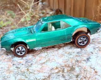 Rare 1967 Hong Kong Redline Green Custom Camaro with white interior. All original