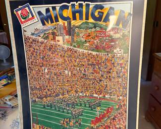 Vintage John Holladay Michigan posters - some sealed