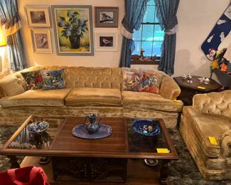 Velvet furniture
