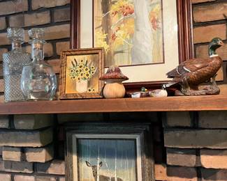 Original artwork and decanters