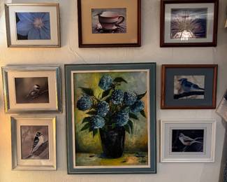 This home is full of original artwork and photographs.