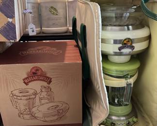 Margarittaville Frozen Drink machine w/cover, and Key West Party Pack