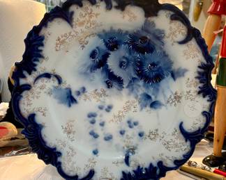 RS. Prussia Flow Blue Plate