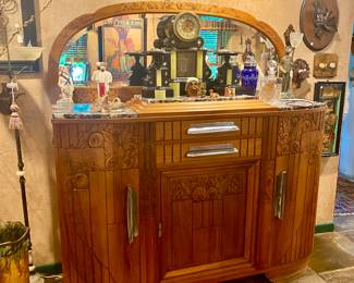 C.1920 French Art Deco Bar /Credenza
