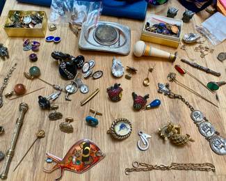 Fun, eclectic variety of smalls and jewelry.