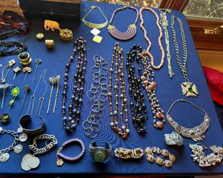 A sampling of the jewelry