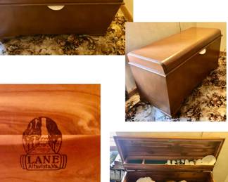 The Lane Cedar Chest is 47” long x 18” deep x 24” tall $95