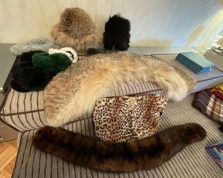 Fur hats and stoles