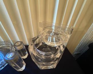 Lucite ice bucket