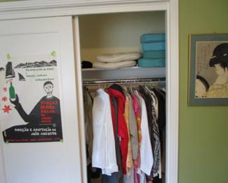 Closets of clothing