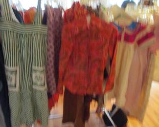 Large selection of vintage/antique clothing