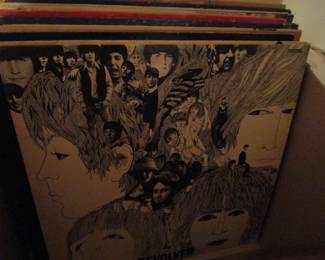 Lots of vintage rock records *vinyl
