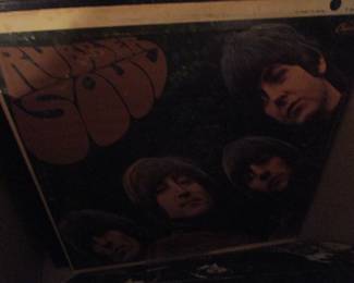 Lots of vintage rock records *vinyl