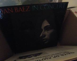 Lots of vintage rock records *vinyl