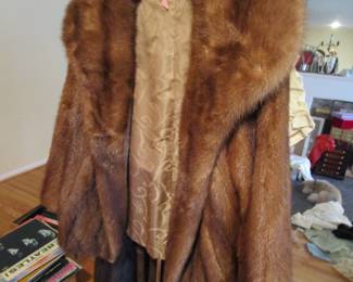 Large selection of vintage/antique clothing/furs