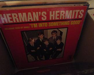 Lots of vintage rock records *vinyl