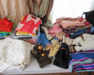 Large selection of vintage/antique clothing