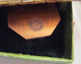 1932 Boy Scout Medal with box