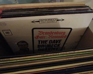 Lots of vintage rock records *vinyl