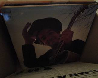 Lots of vintage rock records *vinyl