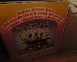 Lots of vintage rock records *vinyl