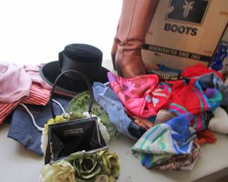 Boots, hats, scarves