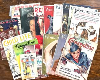 Vintage magazines Oldest from 1939. Liberace mag in poor-fair condition 