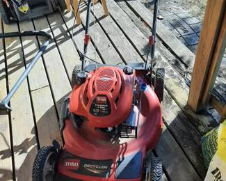 #38  Toro Recycler Mower 190cc 6.75hp   $155
