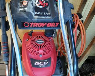 #41  Troy-bilt Power Washer 3000psi GCV190   $155