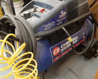 #49  Campbell Hausfeld 5HP 13gal Compressor   $225