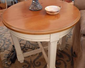 #4  Round Side Table  26" round x 24"H   $50