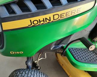 #34  John Deere D140 Riding Mower   $450