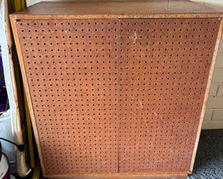 KAS058-Wooden Cabinet - Great for Peg Items