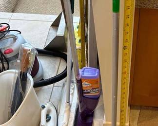KAS054- Brooms, Ironing Board, Shop-Vac & More