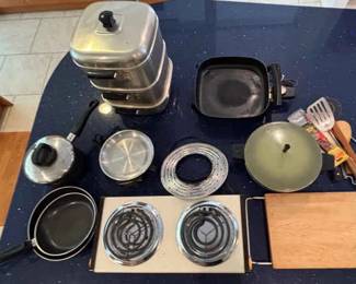 KAS044-Portable stove, pots, pans, and more!
