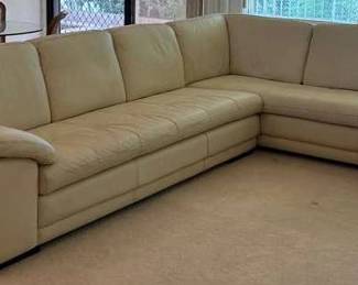 KAS020- Sofa Sectional w/ Chaise Section - Leather-like