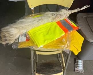 Vintage kitchen step chair