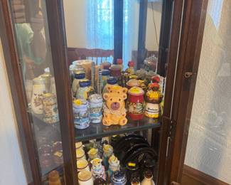 Tons of Salt and Pepper shakers located around the house 