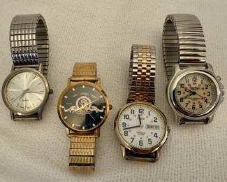 Wristwatches - Quartz, Metro Goldwyn Mayer, Timex Indiglo, P. Nicol Torchlite 