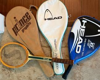 Rackets - Spalding, Prince, Head 