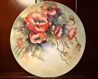 Decorative Floral Plate