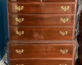 Ethan Allen Chest of Drawers with Brass Pulls