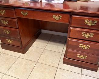 Double Pedestal Desk