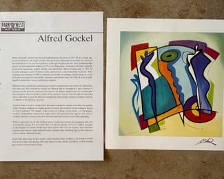 Artwork - Blue on Blue - Alfred Gockel 