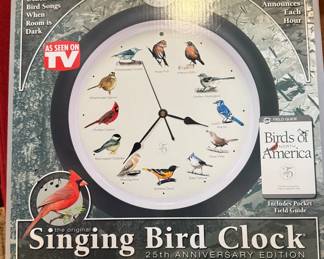 Singing Bird Clock - 25th Anniversary 