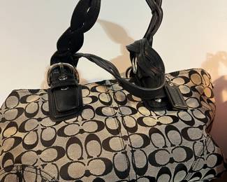 Coach Signature Jacquard Soho Purse