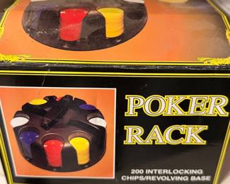 Poker Rack - Chips/Revolving Base